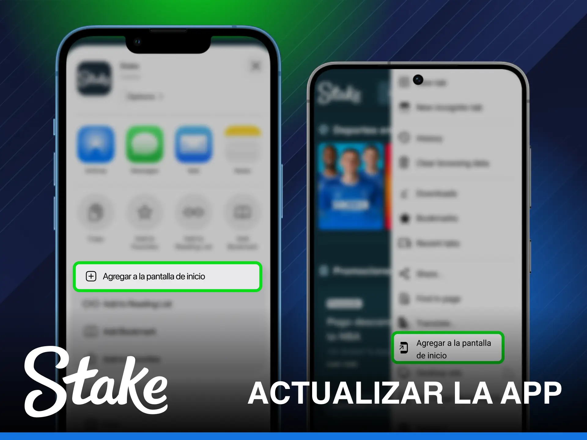 Mantente al día y actualiza la App de Stake para mejores funciones.