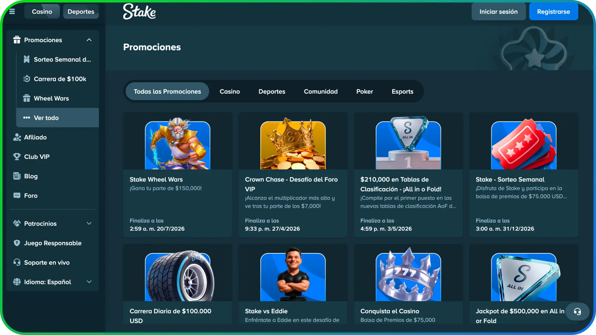 Aprovecha los Stake beneficios en la interfaz del sitio de apuestas con bonos.